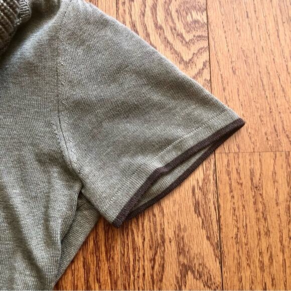 Eliza J. Taupe Brown Belted Cowl Collar Sweater Dress Fit & Flare Women’s Size S - Picture 4 of 12